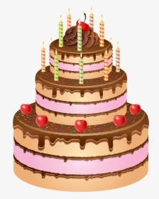 Clip Art Image Gallery - Png Happy Birthday Cake, Transparent Png, Transparent PNG