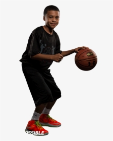 Kid Playing Basketball, HD Png Download, Transparent PNG