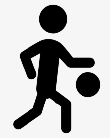 Basketball Player Silhouette With The Ball - Shooting Basketball Player Silhouette, HD Png Download, Transparent PNG