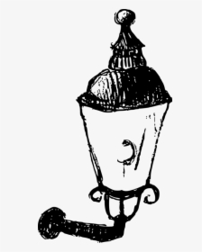 Street Light Oil Lamp Light Fixture - Clip Art Vintage Lamp, HD Png Download, Transparent PNG