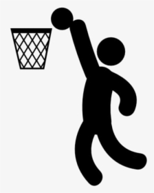 Basketball Player Scoring Png Free Download - Sports Basketball Icon Png, Transparent Png, Transparent PNG