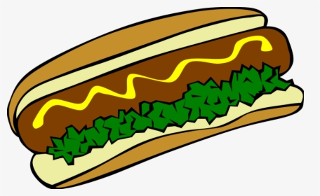 Food Clipart Png - Hot Dog Clip Art, Transparent Png, Transparent PNG