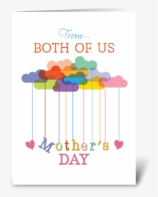 Both Of Us, Cute Mother S Day Rainbow Greeting Card - Daughter In Law Mothers Day, HD Png Download, Transparent PNG