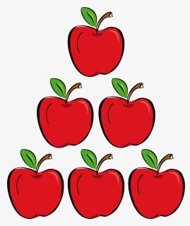 Apple Png Clipart -apple Clipart Six - Apples Cartoon, Transparent Png, Transparent PNG