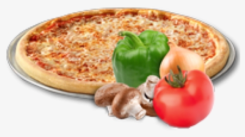 Garden Vegetable Pizza - Small Cheese Pizza, HD Png Download, Transparent PNG