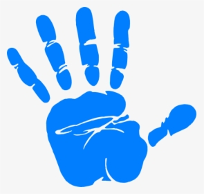 Hand Clipart Blue, HD Png Download, Transparent PNG