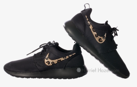 Nike Roshe Run With Black Cheetah Swoosh - Sneakers, HD Png Download, Transparent PNG