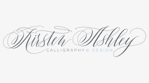Kirsten Ashley Calligraphy & Design - Calligraphy, HD Png Download, Transparent PNG