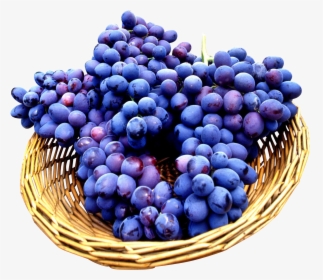 Seedless Grapes In Basket, HD Png Download, Transparent PNG