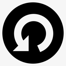 Transparent Circular Border Clipart - White Circle Arrow Icon, HD Png Download, Transparent PNG