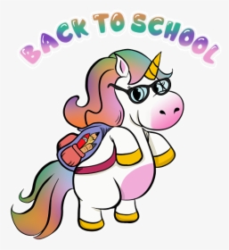 Back To School Unicorn Clipart, HD Png Download, Transparent PNG