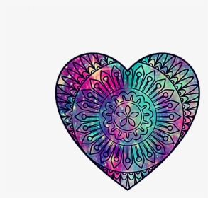 #ftedtickers #heart #love #mandala #zentangle #design - Love Mandala, HD Png Download, Transparent PNG