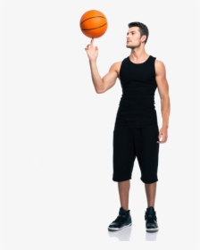 Basketball Training - Basketball Spinning Ball On Finger, HD Png Download, Transparent PNG