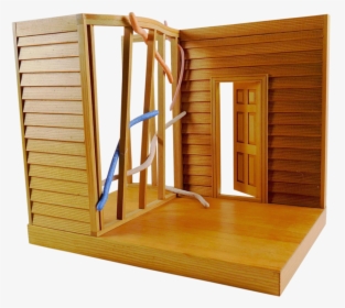 Eric Weller Wood House Sculpture - Plywood, HD Png Download, Transparent PNG
