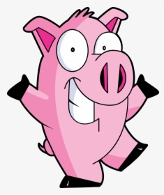 Pig Striped Shirt Pink Free Picture - Pig Animation Gif Png, Transparent Png, Transparent PNG