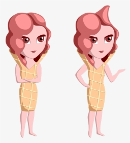 Angry, Anger, Confusion, Indignation, Ice Cream, Woman - Cartoon, HD Png Download, Transparent PNG