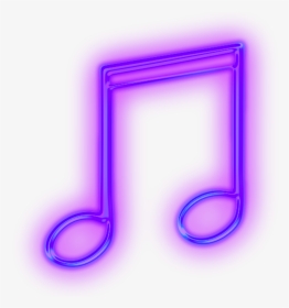 Transparent Neon Glow Png - Music Note Png Glow, Png Download, Transparent PNG