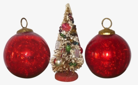 Bottle Brush Tree Decoration - Christmas Ornament, HD Png Download, Transparent PNG