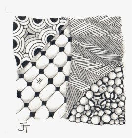 A Taste Of Zentangle ~ First Tile - Illustration, HD Png Download, Transparent PNG