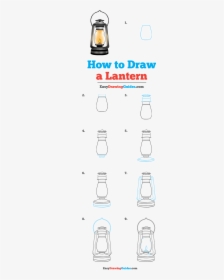How To Draw A Lantern - Grasshopper Drawing Step By Step, HD Png Download, Transparent PNG