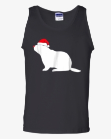 Woodchuck Tshirt Gift, Santa Hat Christmas T-shirts - Dog, HD Png Download, Transparent PNG