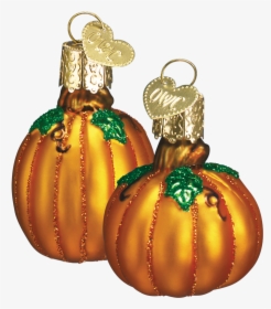 Miniature Pumpkin Ornaments - Pumpkin, HD Png Download, Transparent PNG
