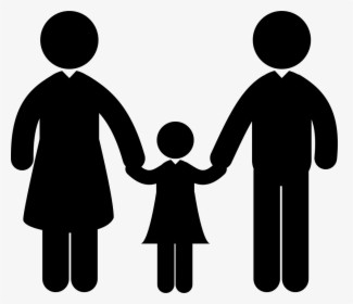 Adults Couple With A Child - Adult And Children, HD Png Download, Transparent PNG