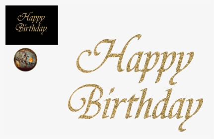 Happy Birthday Gold Png - Happy, Transparent Png, Transparent PNG