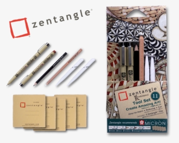 Sakura Drawing Pen Ztgz 03 Zentangle Set, HD Png Download, Transparent PNG
