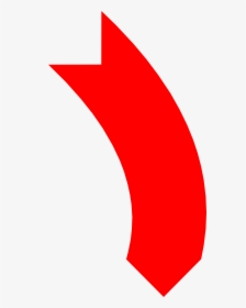 Curved Arrow Clipart - Curved Tail Arrow Png, Transparent Png, Transparent PNG