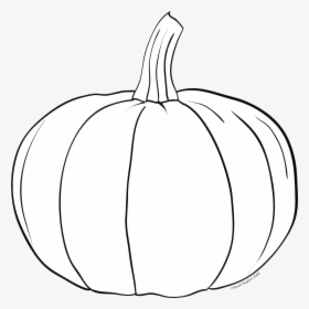 Coloring Page Cartoon Pumpkin, HD Png Download, Transparent PNG