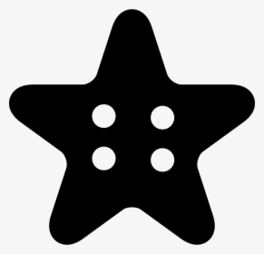 Star Clothes Button - Star Clothing Button, HD Png Download, Transparent PNG