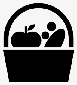 Food Gift Baskets Computer Icons Fruit - Fruit Basket Icon Png, Transparent Png, Transparent PNG