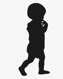 Silhouette Child Royalty-free - Baby Standing Clipart Silhouette, HD Png Download, Transparent PNG