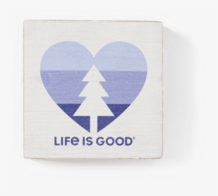 Tree Heart Small Wooden Sign - Emblem, HD Png Download, Transparent PNG