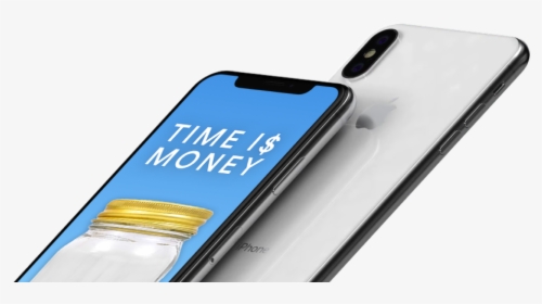 Iphones Showing The Time Is Money App Home Screen - Iphone, HD Png Download, Transparent PNG