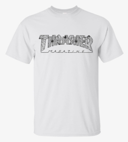 Thrasher Magazine Web Cobweb Black Spider Web T-shirt - Am A Bitch Shirt, HD Png Download, Transparent PNG