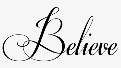 Believe Tattoo In Respective Font - Baby Shower Gold Letters, HD Png Download, Transparent PNG