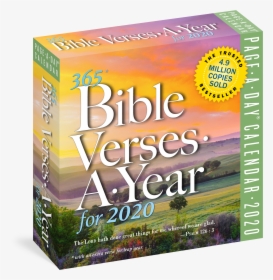 Cover - 365 Bible Verses-a-year Page-a-day Calendar 2019, HD Png Download, Transparent PNG