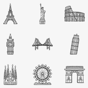 Monuments Of The World - Icons For World Monuments, HD Png Download, Transparent PNG