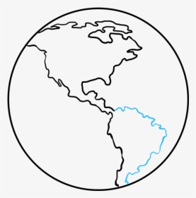 How To Draw The Earth - Free Earth Drawing Png, Transparent Png, Transparent PNG