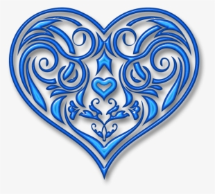 Fancy Decorative Heart Clipart, HD Png Download, Transparent PNG