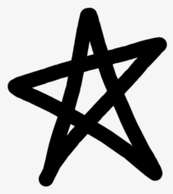 Collection Of Hand - Hand Drawn Star Png, Transparent Png, Transparent PNG