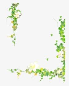 Leaf Plant Flower Vine - Transparent Background Flower Vine Clipart, HD Png Download, Transparent PNG