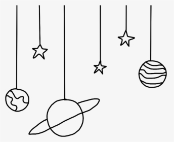 #world #planets #stars #drawing #sticker #freetoedit - Stars And Planets Drawing, HD Png Download, Transparent PNG