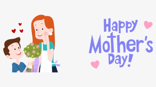 Happy Mother Day Blue Clipart, HD Png Download, Transparent PNG