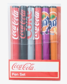 Coca Cola Multi Brands Pen Set   Title Coca Cola Multi - Coca Cola Pen Set, HD Png Download, Transparent PNG