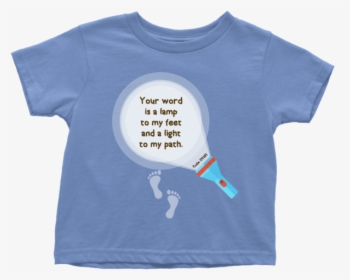 Teelaunch T-shirt Baby Blue / 2t Psalm - Playera De Monstruos Para Cumpleaños 3, HD Png Download, Transparent PNG