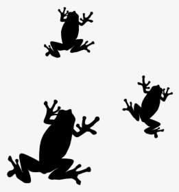 Toad Frog Silhouette Clip Art - カエル イラスト シルエット, HD Png Download, Transparent PNG