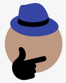 Headgear Hat Clip Art - Thinking Emoji Gif, HD Png Download, Transparent PNG